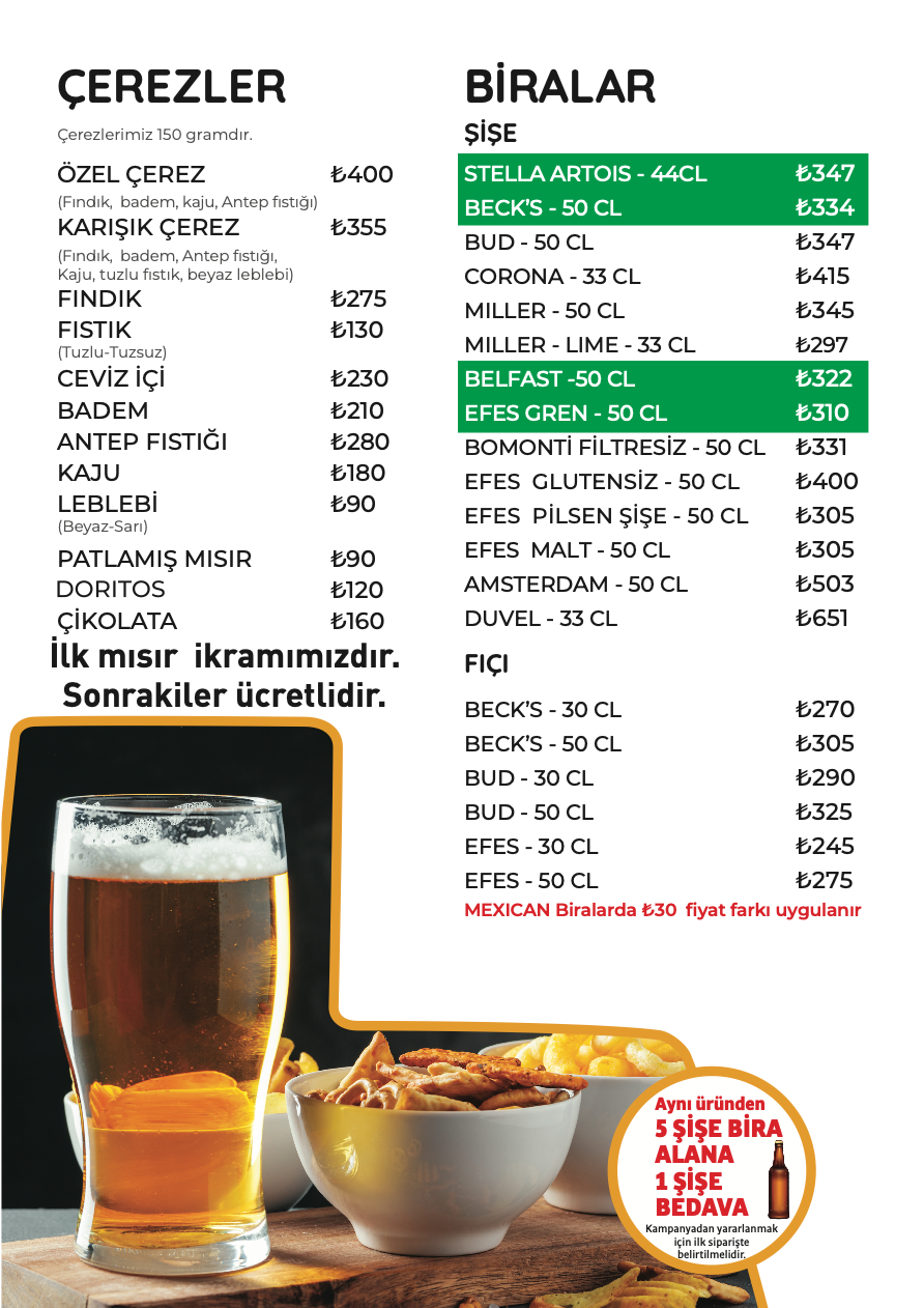 Last Stop Menü 13